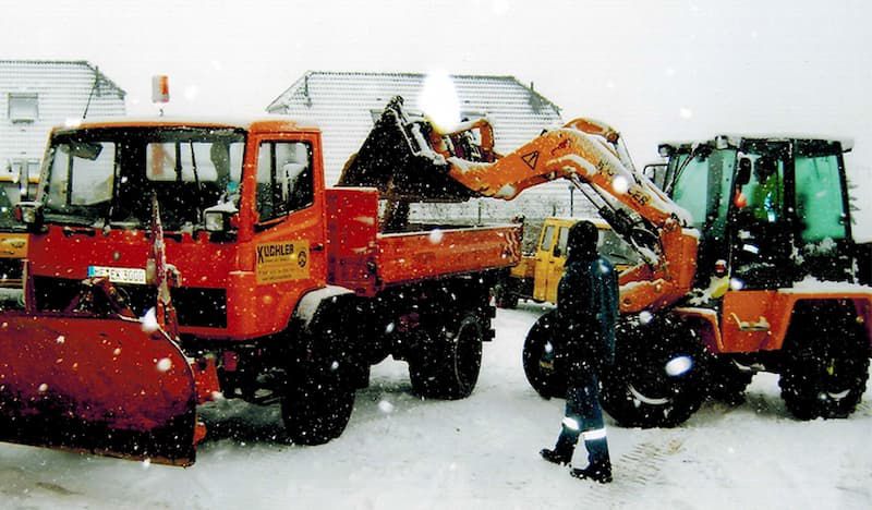 Küchler Straßen- u. Tiefbau - Salz- und Splittstreuung